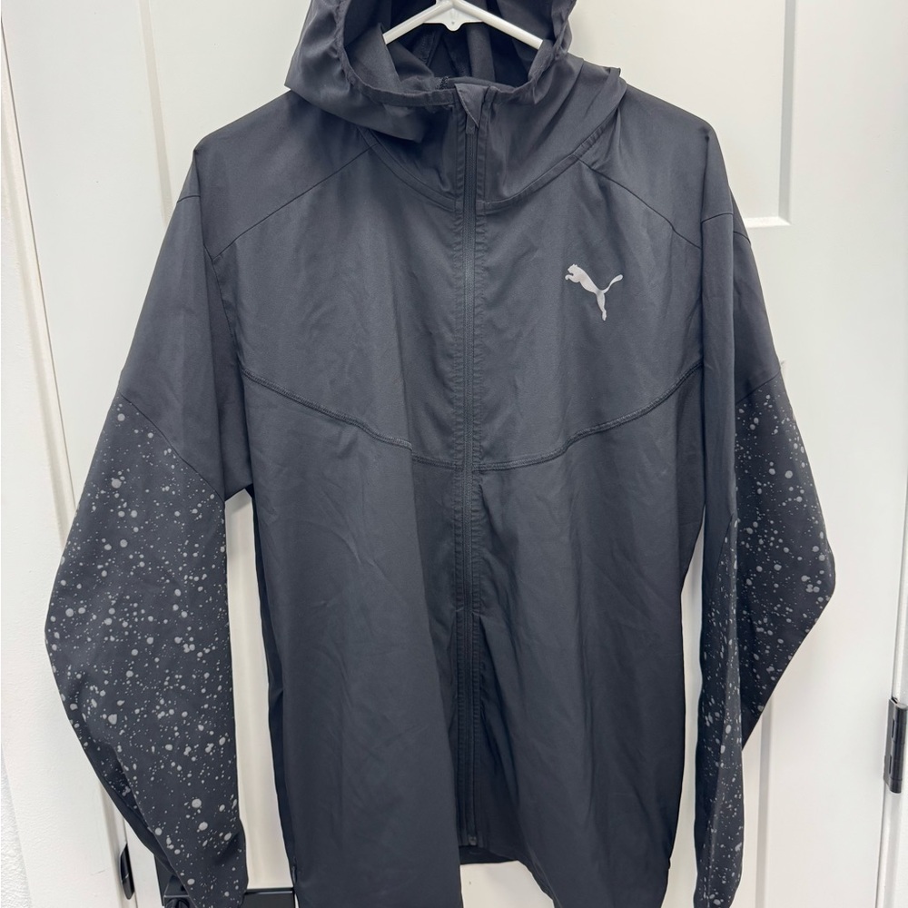 Puma Men's Black Hooded Jacket